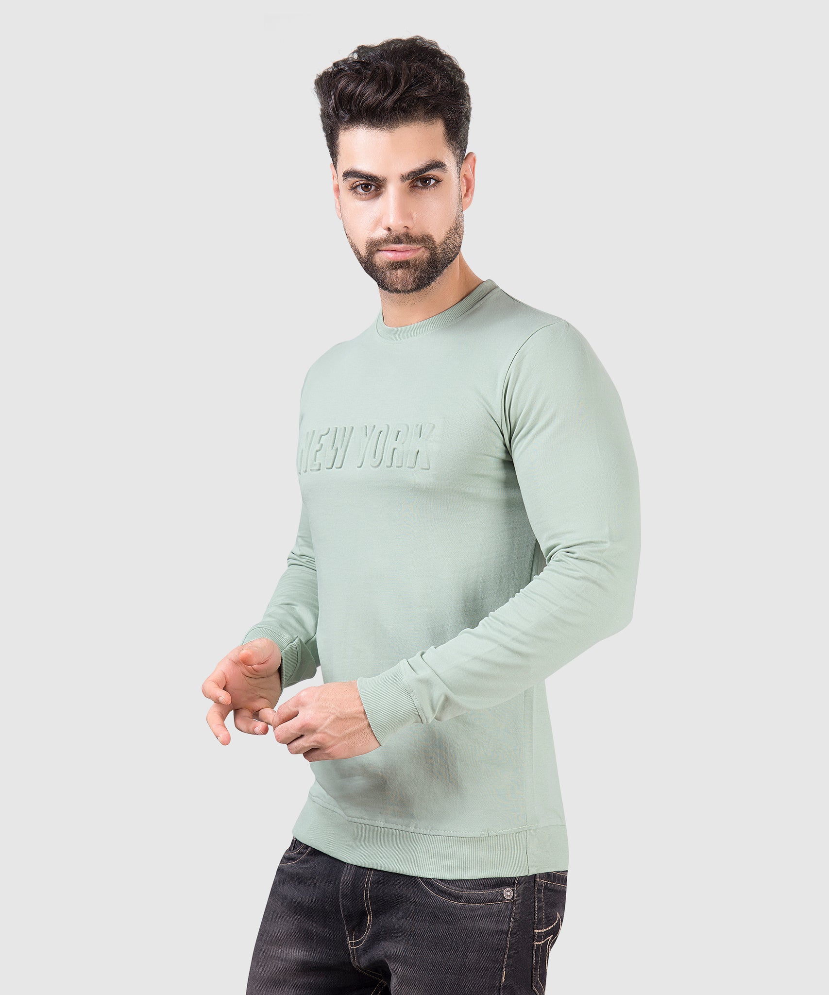 Nature's  Embrace Apparel Full Sleeves In Ash Gray