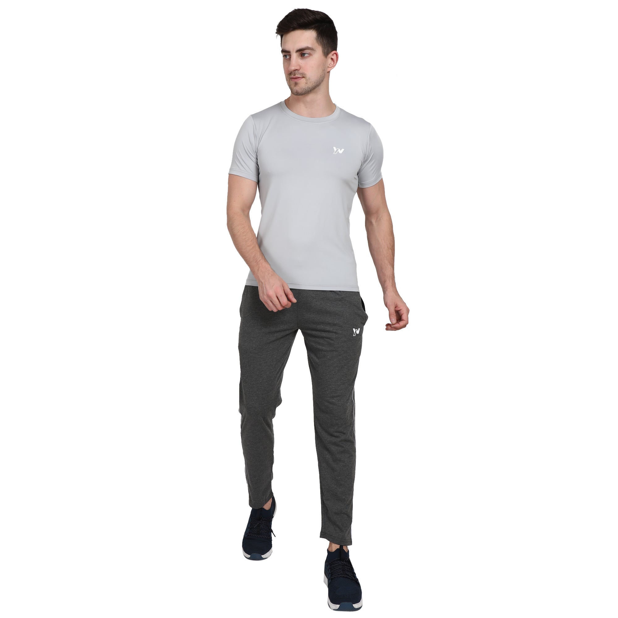 Alcis Solid Men Grey Track Pants  Sports Station India
