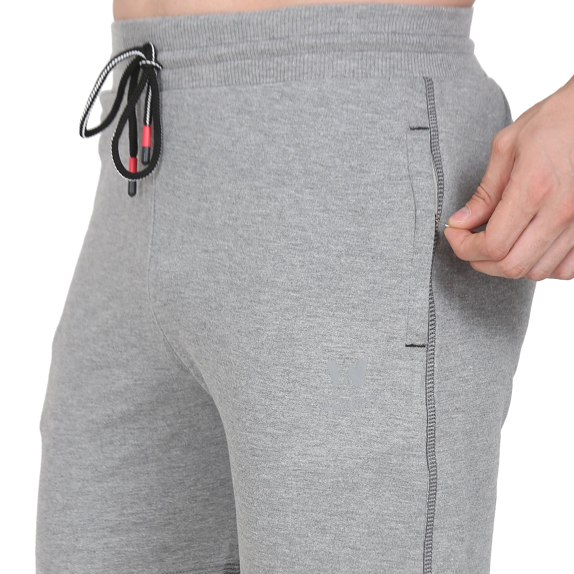 Men solid slim fit casual shorts | Grey Colour
